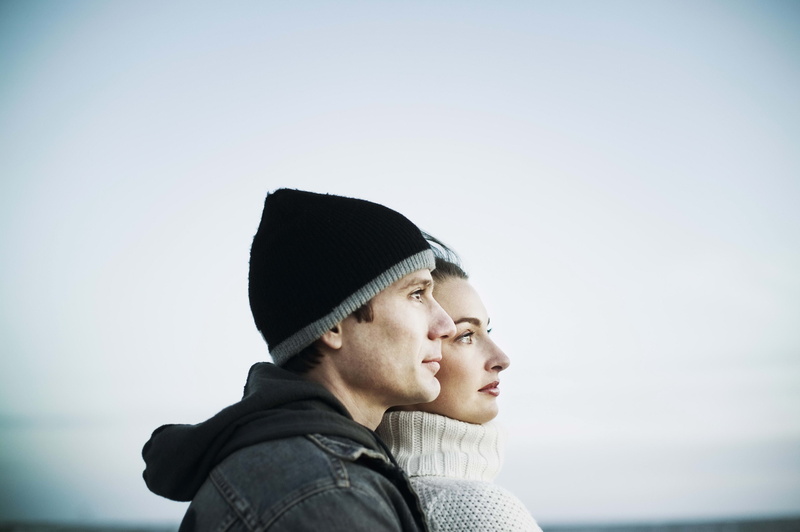 knit Hat, happiness, clothing, sky, cheerful, side view, real People, looking, young Adult, smiling, hoodie, outdoors, cap, relaxation, leisure activity