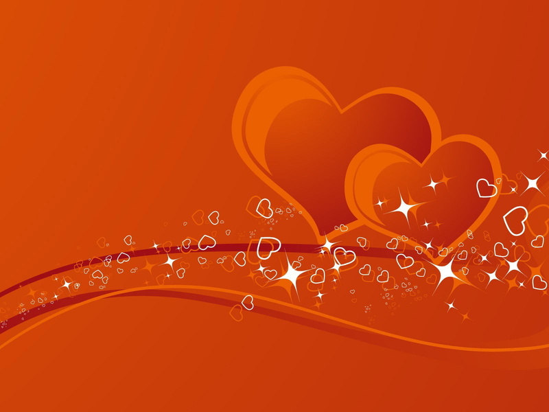 beautiful, valentine Card, hearts, no people, rain, romance, bright, celebration, backdrop, decoration, symbol, orange color, creativity, design, 720P