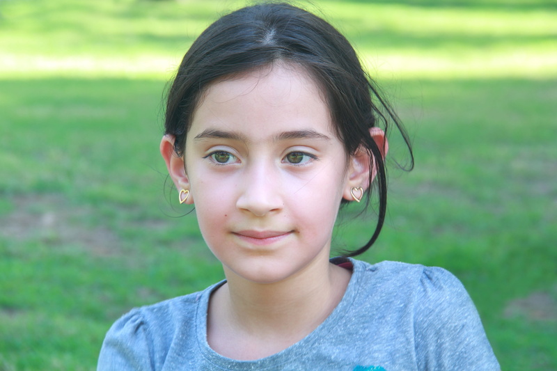 sun, crew, focus on foreground, green, kid, innocence, girl, family, brown eyes, offspring, day, one person, cute, s, portrait, summer, childhood, face holiday