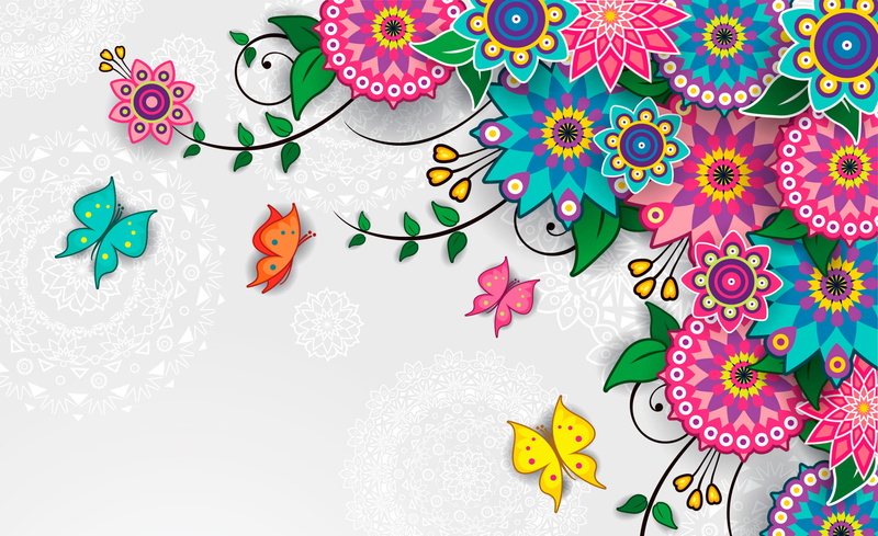 butterfly, no people, backgrounds, christmas, celebration, curve, pattern, multi Colored, studio shot, vector, holiday, swirl, art and craft, assorted
