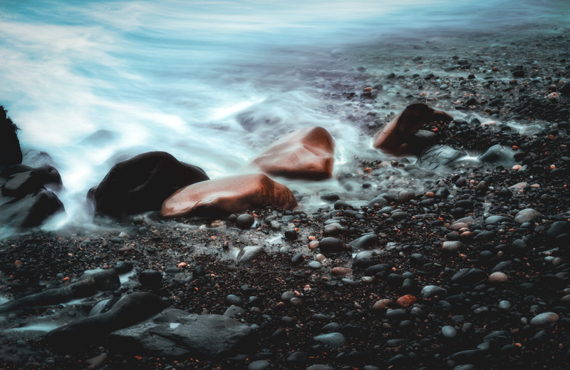 blurred Motion, scenics, vacations, beauty In Nature, travel, photography, pebble, pacificocean, outdoors, river, stream, rock, waterfall