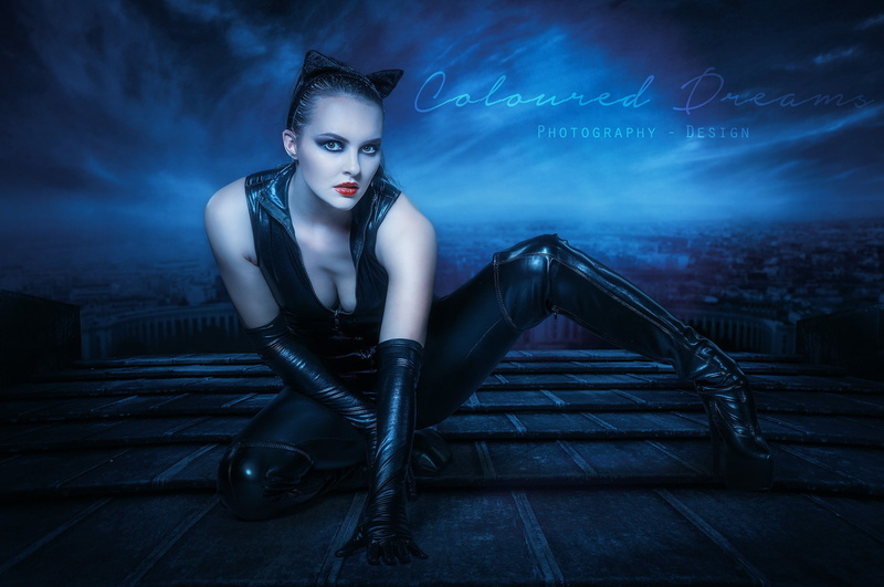 miau, darkart, lackundLeder, catwomen, fotoworkshop, Night, 1080P, leder, lackund, redlips