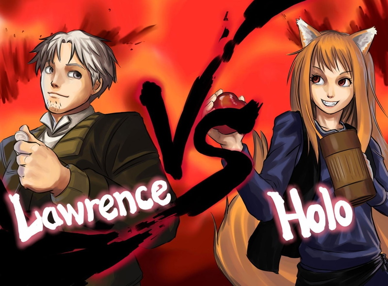 x, holo, 720P, street fighter, spice, games, hd, video, parody, street, wolf, wise, ears, art, fighter, Spice and Wolf, animal