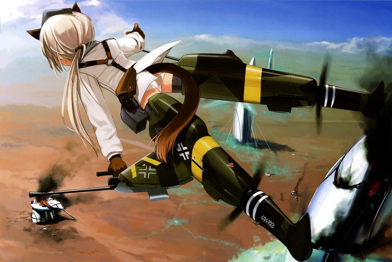 illustrations, strike, Strike Witches, anime, hd, x, witches, art, 720P, hot