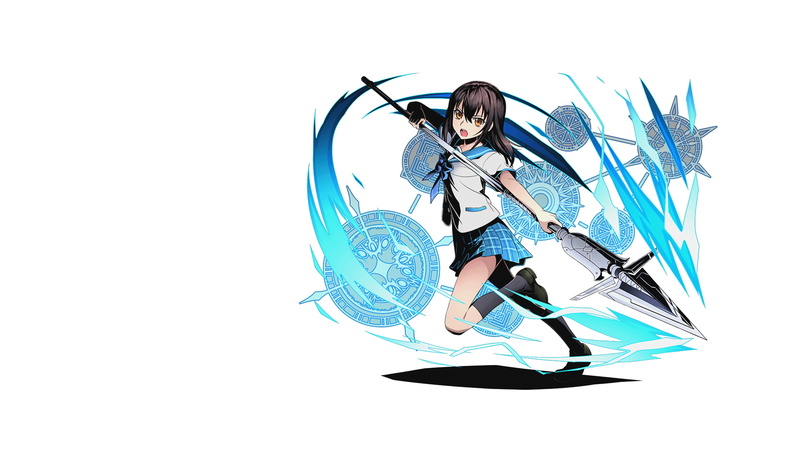 fantasy weapon, Strike the Blood, Yukina Himeragi, 1080P, spear, anime girls