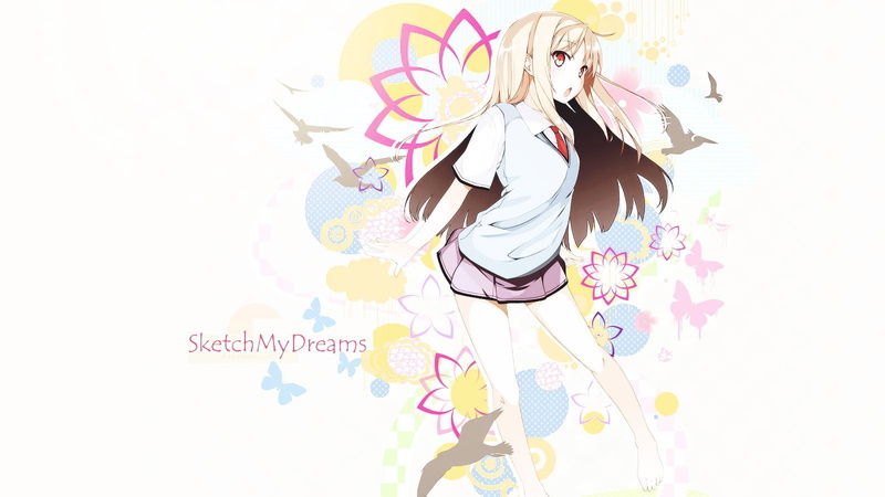 lifestyles, young women, blonde, clothing, fashion, beautiful woman, simple background, anime girls, anime, indoors, women, digital composite, dancing