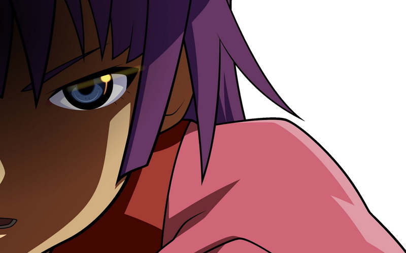 protection, 1080P, backgrounds, nature, Monogatari Series, painting, red, glass - material, day, anime, full frame, outdoors, purple, no people, abstract