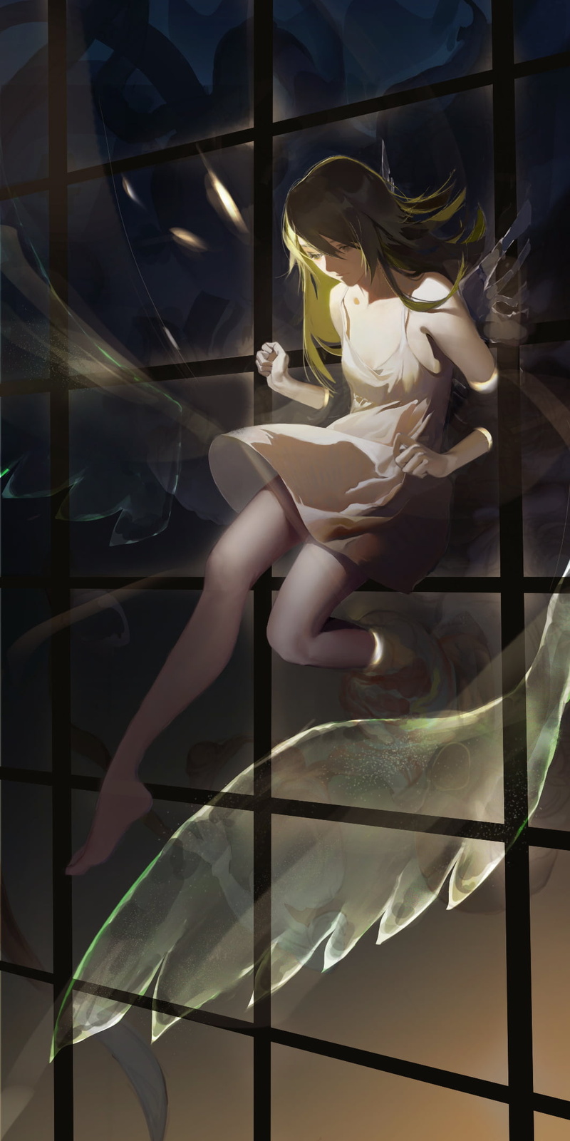 anime, 1080P, Songruan, Saya, Saya no Uta, anime girls