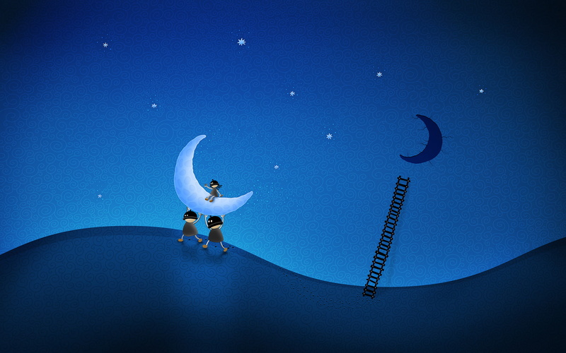 moon, creative, stole, creative and graphics, the, hd, graphics, 2K