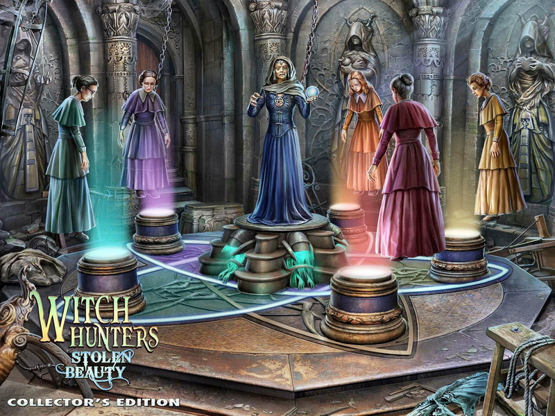 games, beauty, spooky, 1080P, hidden object, hunters, witch, stolen, video games