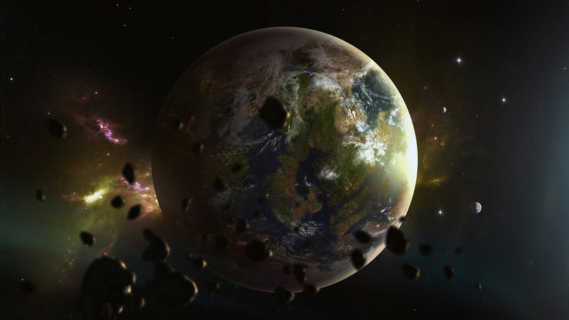 Zerus system, Jose Mikhail, Zerg, Theta quadrant, Satellite, Game Art, StarCraft, Stars, Zerus, 1080P, Blizzard, Space, Primal zerg, Art, by Jose Mikhail