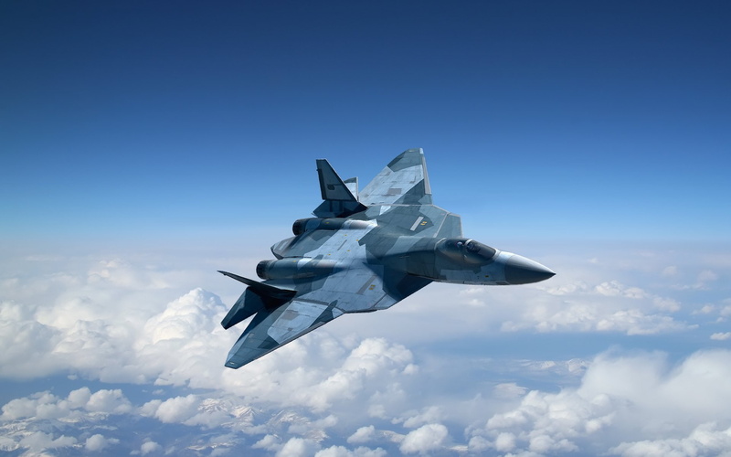 military, t 50, plane, stealth, pak, fighter, 1080P, jet, russian, sukhoi, airplane, f a