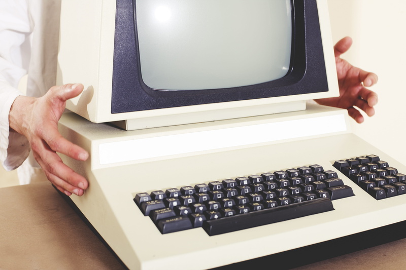 technology, indoors, corporate business, antique, 4K, connection, keyboard, typewriter, finger, hand, computer equipment, midsection, adult, business