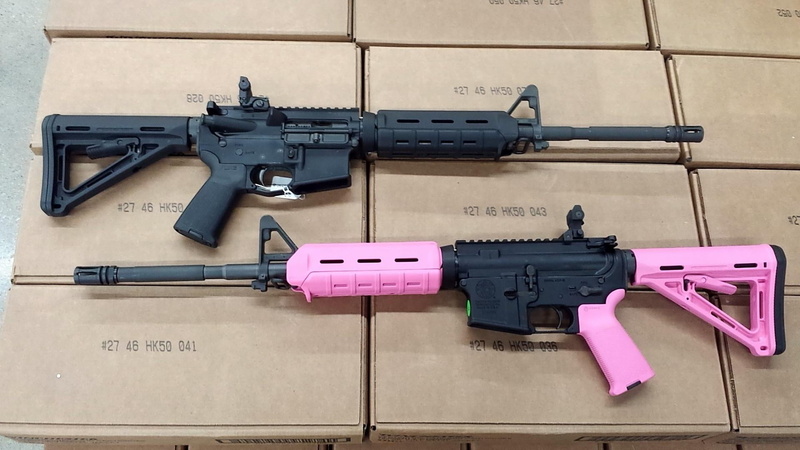 magpul, 1080P, assault rifle, ar15, pink