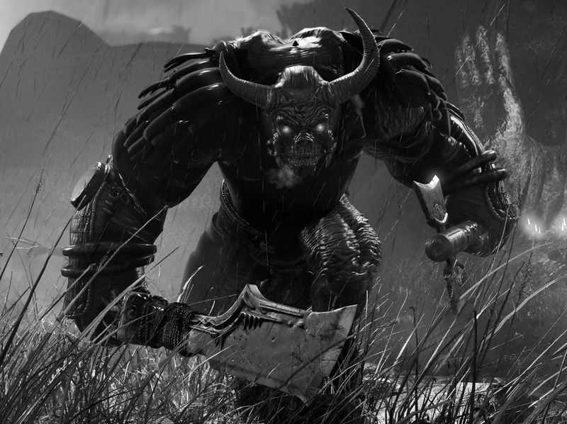 1080P, Shadow Warrior 2, monochrome, Shadow Warrior, video games