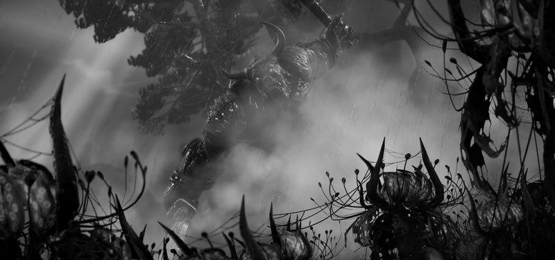 1080P, Black and White, Shadow Warrior 2, Creature, Warrior, Video Game