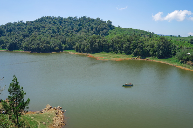 ciwidey, forest, travel, nautical vessel, mode of transportation, tranquility, lake, scenics - nature, no people, boat, plant, bandung, nature, sky, indonesia