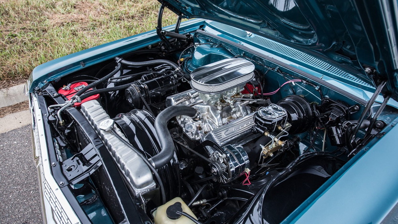 720P, air, resto, 1963, mod, cars, blue, chevrolet, bel