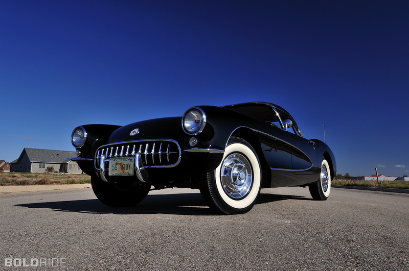 muscle, corvette, retro, supercar, chevrolet, resto, 1956, mod, 1080P