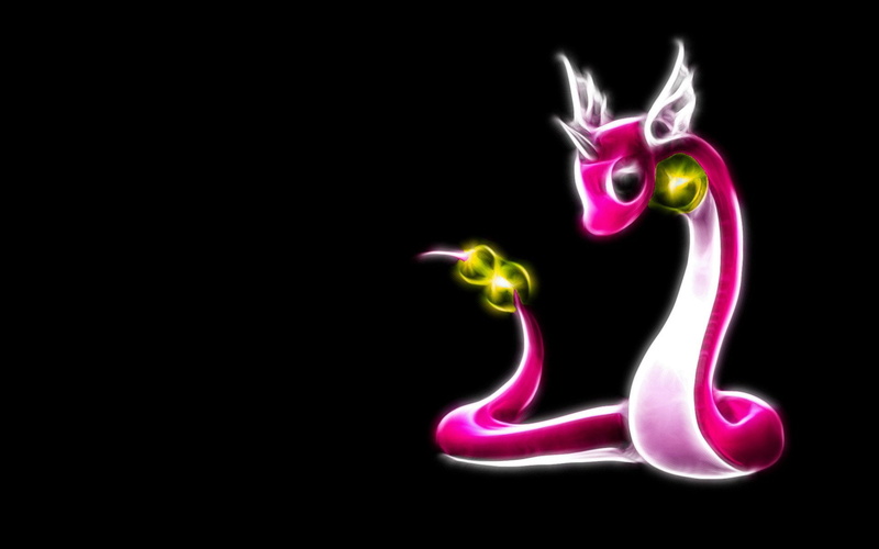 colors, animal themes, pink, neon, glowing, swirl, Pokémon, nature, abstract, Glow, cut out, creativity, animal, black Background, studio shot, yellow