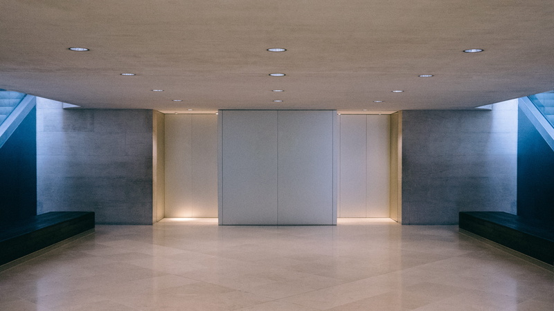 building, cabinet, modern, architecture, flooring, indoors, lobby, elevator, built structure, luxury, no people, home interior, 4K, untitled, entrance hall