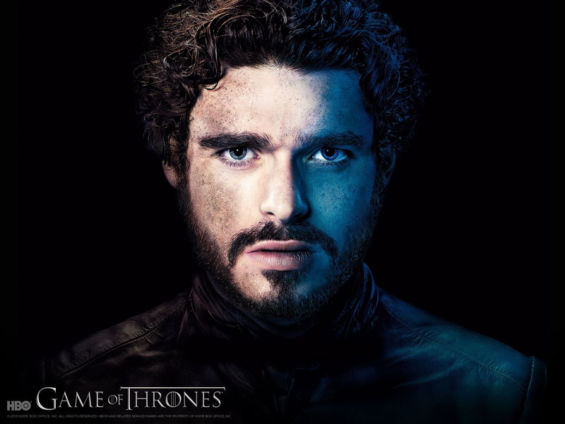 game of thrones, man, Richard Madden, north, fantasy, Game of Thrones (TV Series 2011– ), rob stark, black, king, 720P, poster, tv sereis, actor