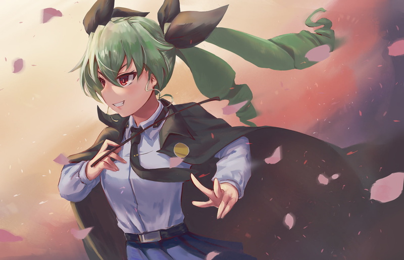 Girls und Panzer, Anime, Anchovy (Girls und Panzer), 1080P