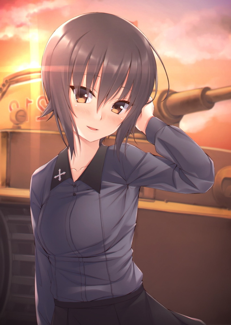 sunset, young women, females, waist up, standing, hairstyle, indoors, adult, glasses, anime, technology, beauty, headphones, music, Anime Girls, fashion