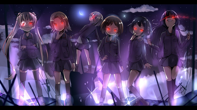 Anime, Aya Oono, Girls und Panzer, Karina Sakaguchi, Ayumi Yamagou, 1080P, Yuuki Utsugi, Saki Maruyama