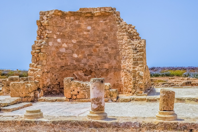 Architecture, old Ruin, archaeological park, ruined, sightseeing, sunlight, outdoors, the Past, sky, cultures, travel Destinations, paphos, ancient history