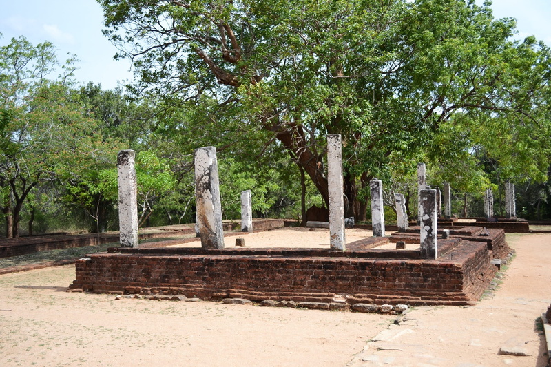 temple - Building, ancient ruins, ancient, ruined, 1080P, sky, statue, architecture, architectural column, old temple, park - man made space, no people