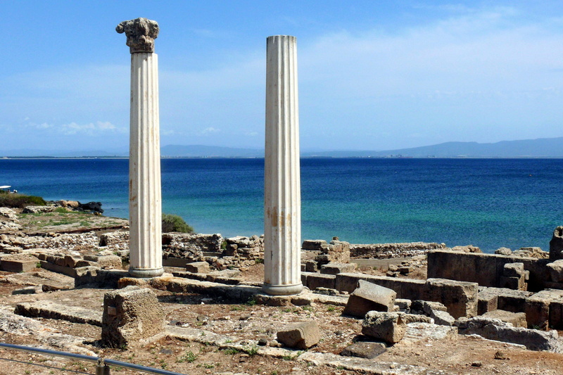 travel Destinations, sunlight, architectural Column, mediterranean Countries, architecture, sea, blue, ancient Civilization, ocean, water, land, famous Place