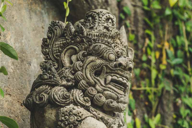 architecture, craft, wall, park, carving, close-up, gray, ornate, stone material, hindu, carving - craft product, tree, nature, concrete, plant, art, ornament