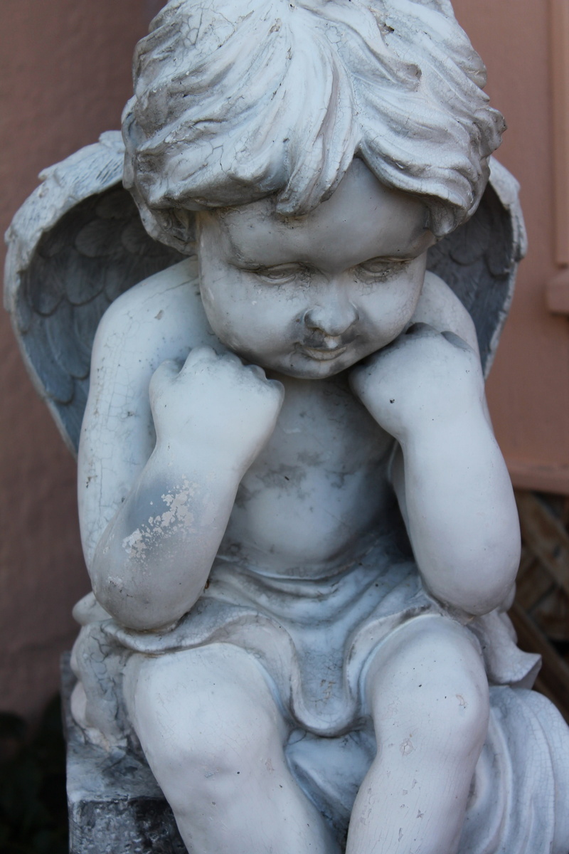 holy, heaven, angelic, craft, catholic, catholicism, focus on foreground, winged, old, angel, christmas angel, belief, cherub, human representation, statue
