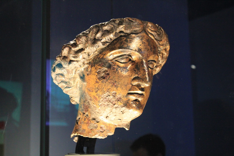 cat, old, creativity, art and craft, human face, metal, close-up, roman goddess, representation, gold, sulis minerva, 5K, statue, architecture, the past