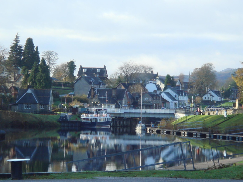 animals, 1080P, fort augustus, scotland, loch ness, landscape, fort, caledonian canal, augustus, village, photograph