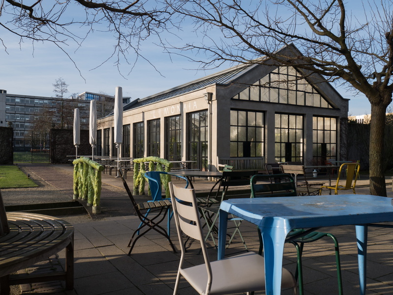 empty, nature, netherlands, setting, building, food, absence, cafe, tree, chair, no people, table, business, seat, built structure, glass house, outdoors