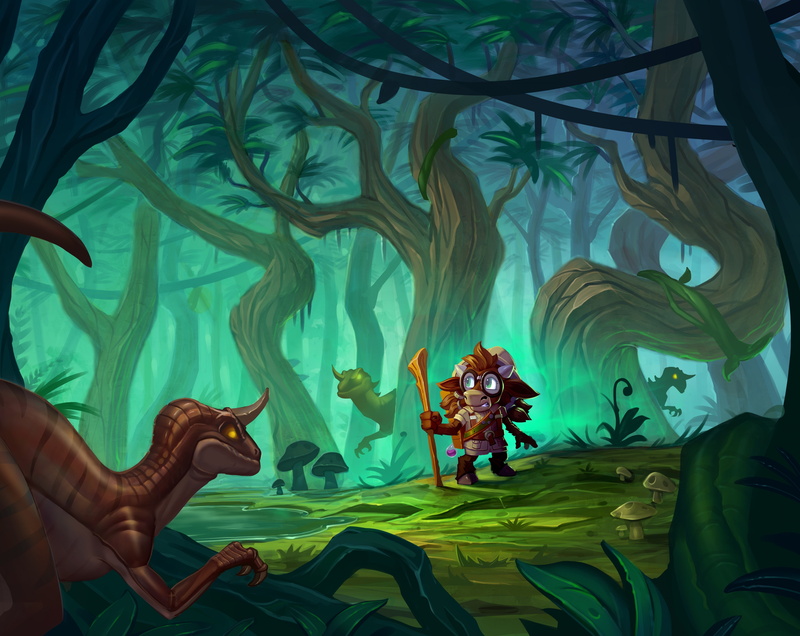 warcraft, Other Games, quest, marsh, real people, undersea, Card, representation, HeroesofWarcraft, illustration, marine, videogame, animal representation