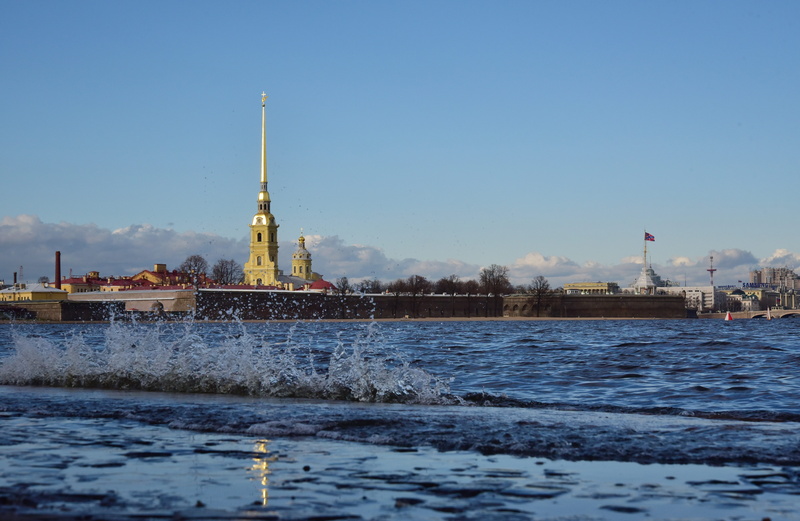 nature, clear sky, russia, tower, day, tall - high, outdoors, saint petersburg state university, waterfront, architecture, river, travel destinations, tourism