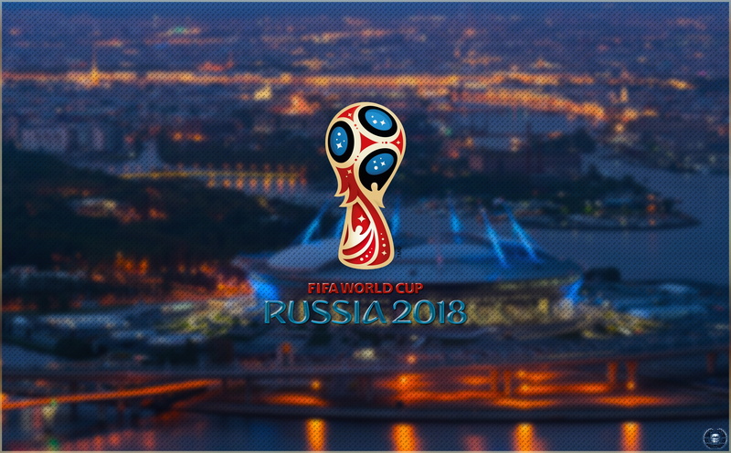 Stadium Saint Petersburg, 2K, World Cup 2018, Russia, FIFA World Cup 2018, Logo, The world Cup 2018, St. Petersburg, Saint-Petersburg Stadium, Football