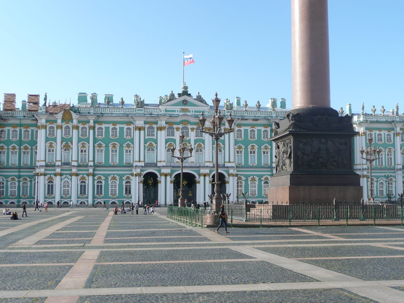 day, Sankt Petersburg, courtyard, travel, leningrad, architecture, colonnade, clear sky, petrograd, tourism, building, monument, outdoors, politics, Russia