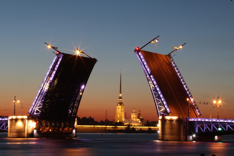 old town, city, travel destinations, built structure, tall - high, building exterior, illuminated, outdoors, st petersburg, places of interest, oil industry