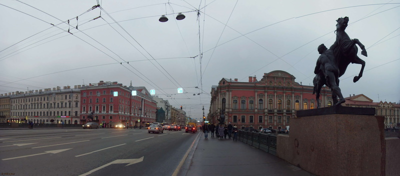 nevsky prospect, human representation, building exterior, sculpture, mode of transportation, statue, built structure, car, saint petersburg, 4K, city