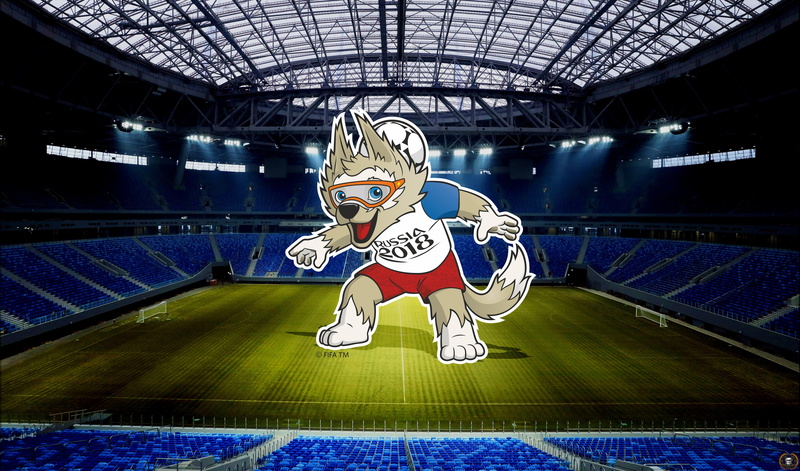 4K, Talisman, Russia, Zenit Arena, Mascot, FIFA, St. Petersburg, Saint-Petersburg Stadium, Zenit, Krestovsky Stadium, The world Cup 2018 Zabijaka, 2018