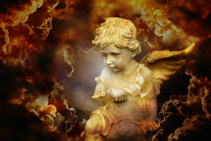 christian, nature, ceramic, spirituality, angel, symbol, sky, religion, 4K, statue, craft, art and craft, antique, ominous, heavenly, clouds, human representation