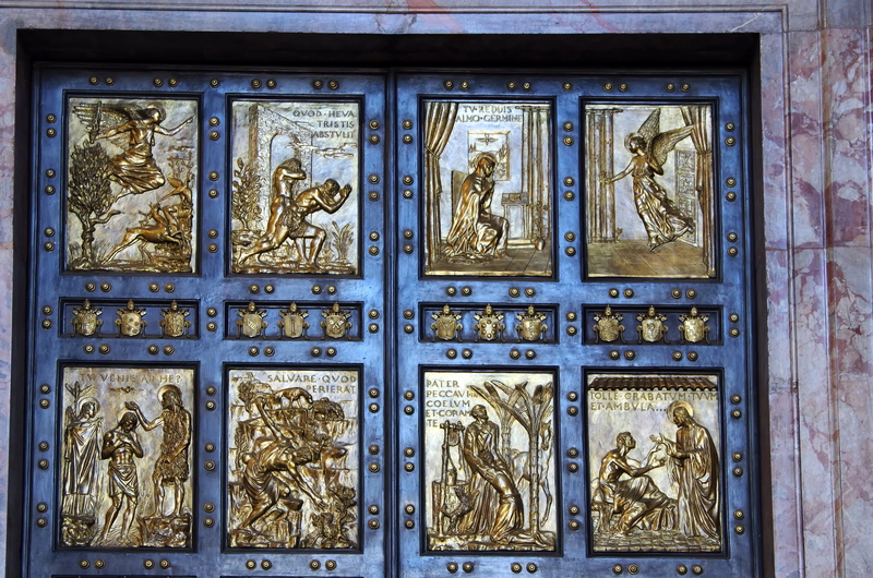 pattern, no people, safety, craft, door, text, close-up, old, panel, italy, wood - material, art and craft, backgrounds, entrance, architecture, cathedral