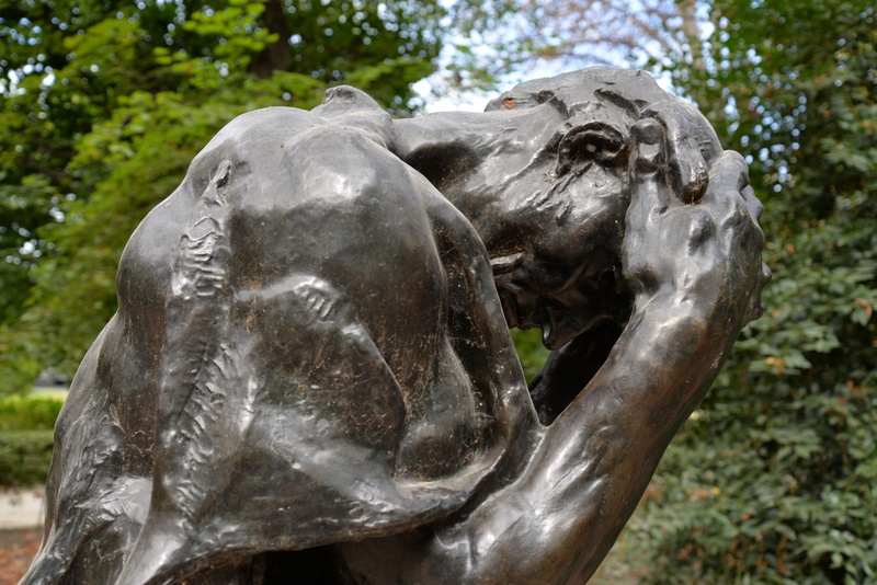 torment, park - man made space, outdoors, day, focus on foreground, park, tree, plant, male likeness, statue, creativity, no people, emotion, human representation
