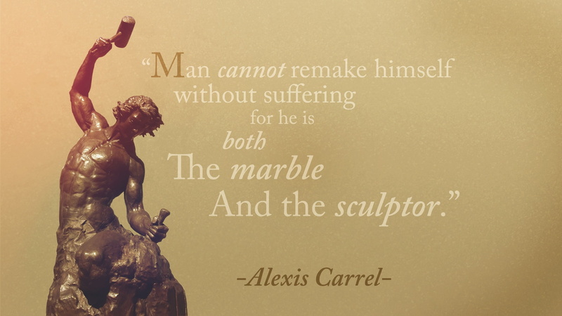 man, Alexis, Carrel, 1080P, Remake, bokeh, Sculptor, Suffering