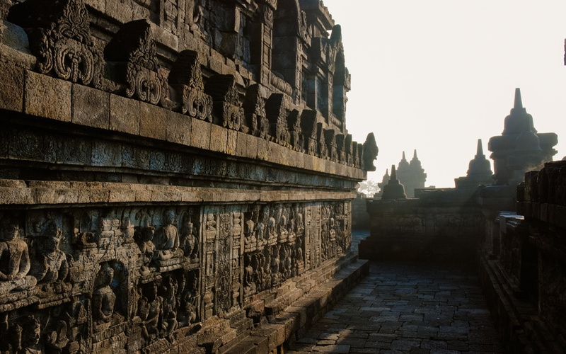 Temples, 1080P, Borobudur