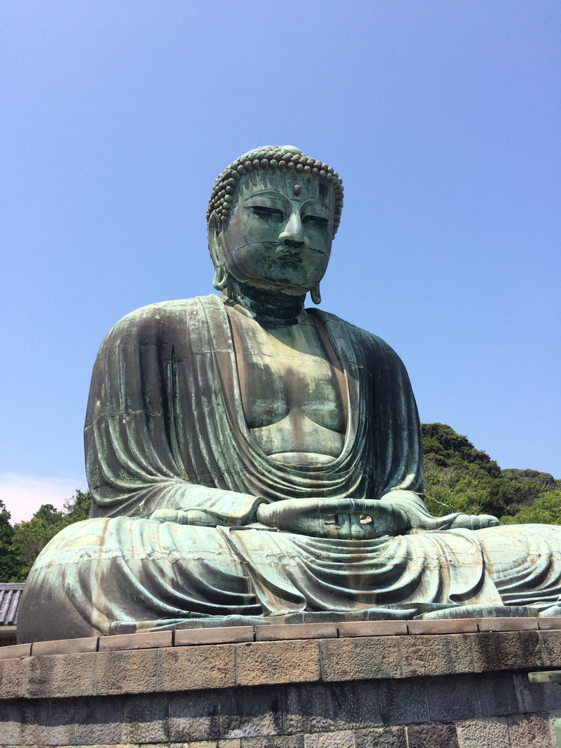 belief, day, history, nature, human representation, art, spirituality, statue, representation, ornate, cultures, 2K, no people, idol, architecture, Kamakura